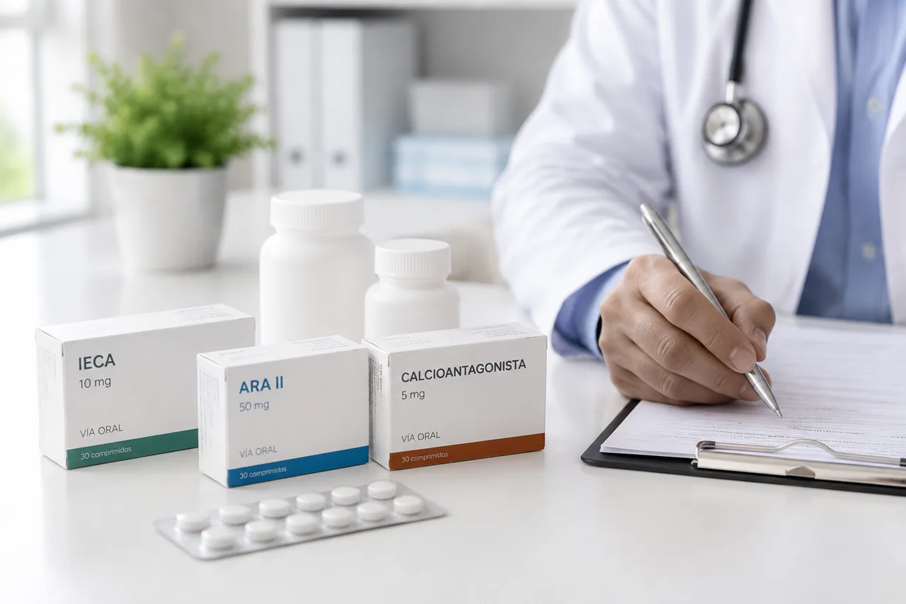 Tratamiento con medicamentos antihipertensivos